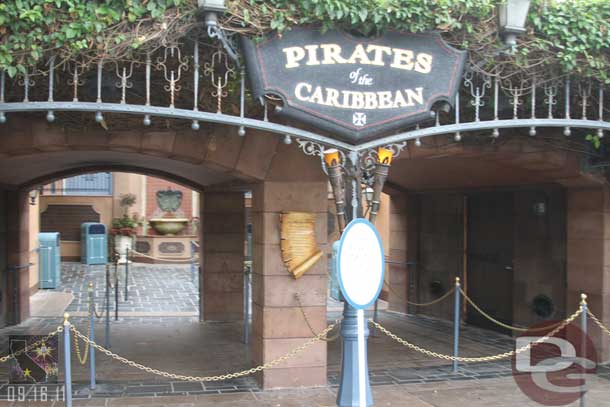 Pirates is closed till November.