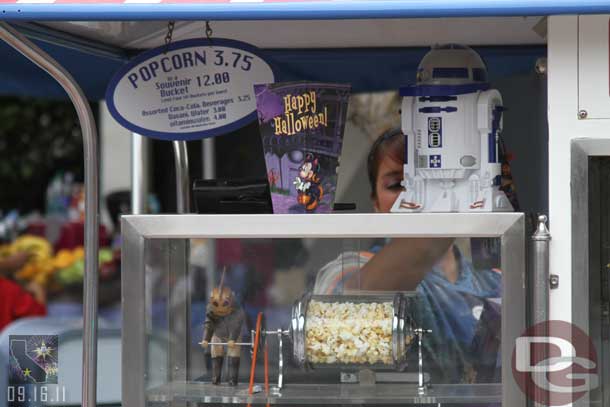 The R2D2 buckets are still available.  So if you are into popcorn buckets you have a handful of choices in the parks right now.