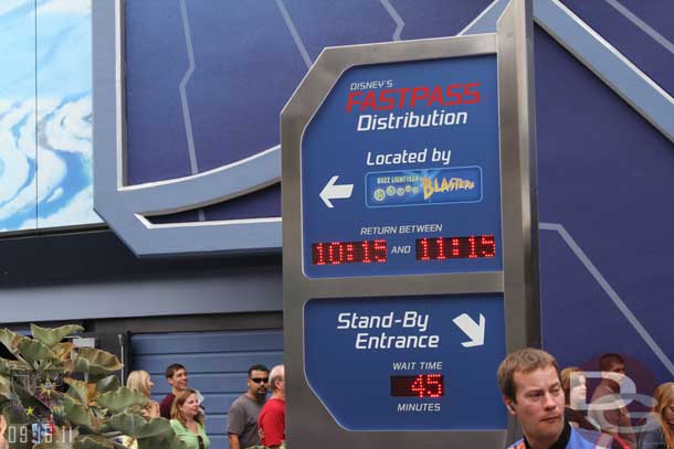 Not a bad wait for Star Tours