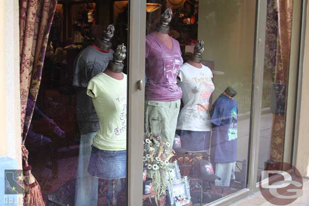 The window of Towers Gift shop