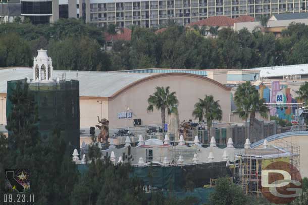 Over to the Carthay work.  The walls are going up and looking great.