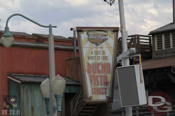 New banners for the new exhibit that opened today.