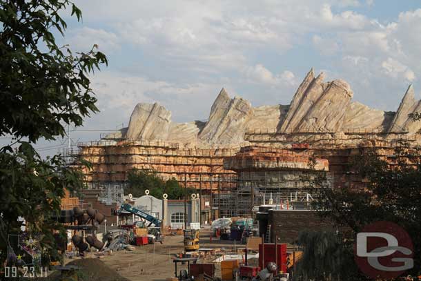 A look at Cars Land from this angle.