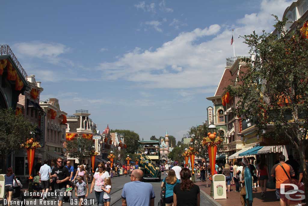 Main Street was alive with activity