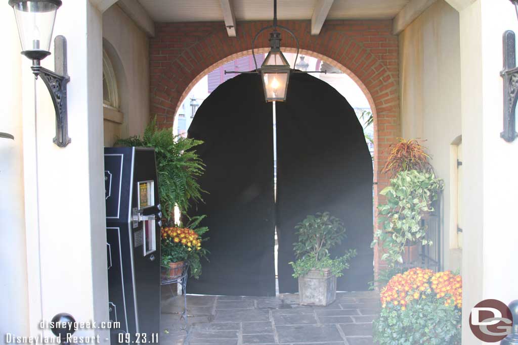 The courtyard of Angels was blocked off.  Looked like they were working on the steps but it was hard to tell really.