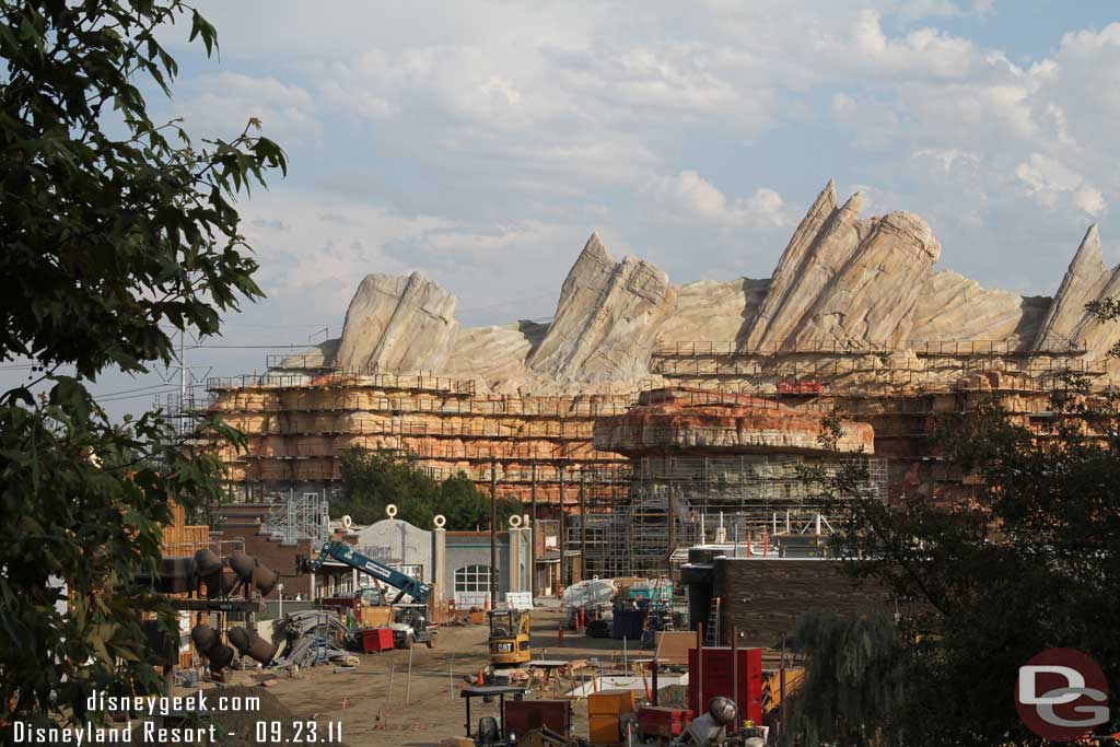 A look at Cars Land from this angle.