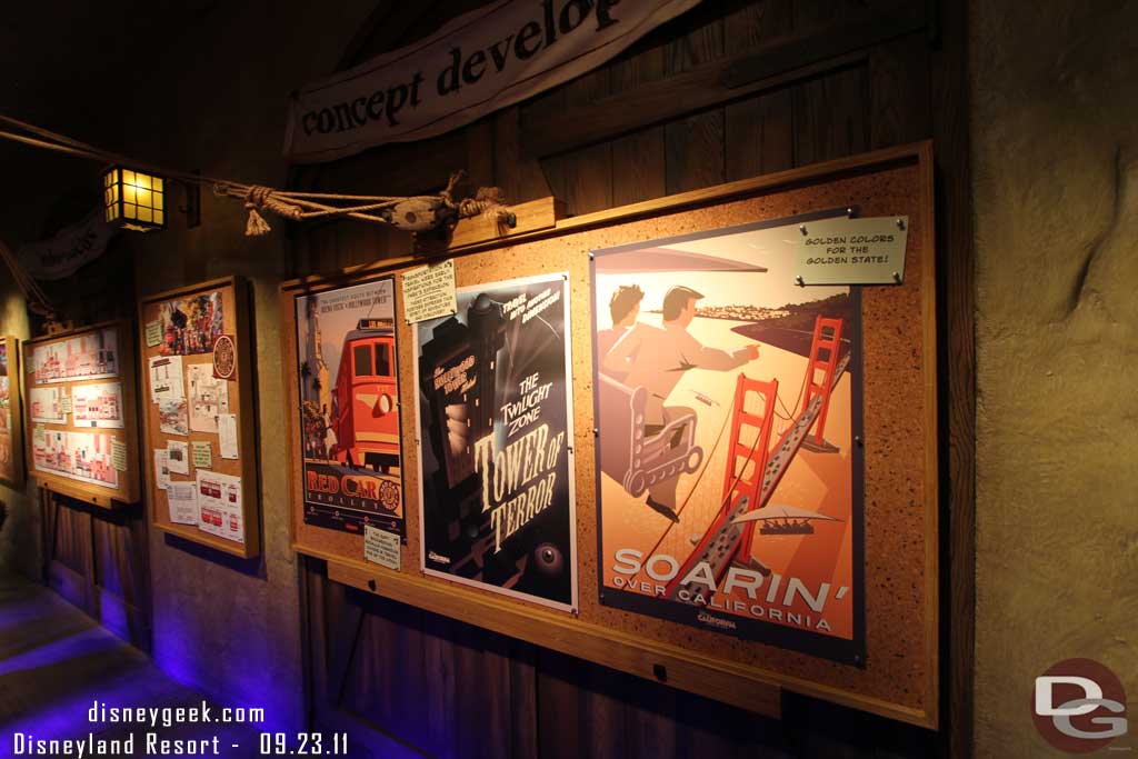 Stepping inside.  Three new attraction posters debuted Friday.