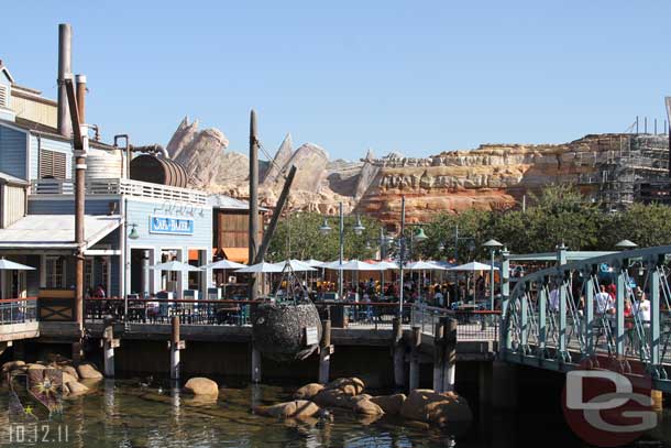 The backdrop behind the Wharf is great!  