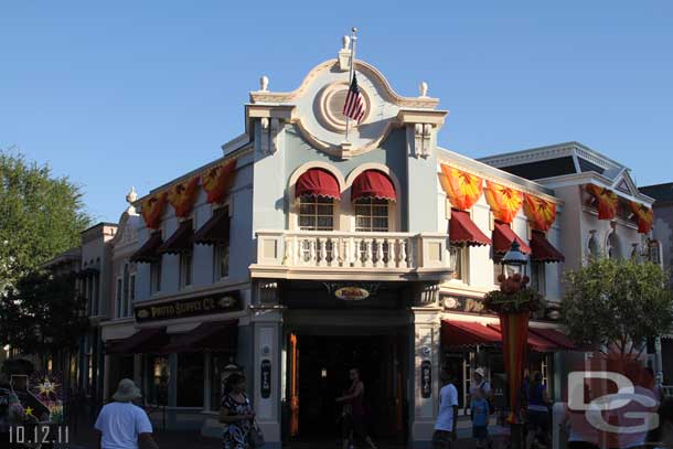 The scaffolding is down from around the Camera Store.