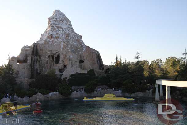 Waiting for Monorail Orange to return, only one running this afternoon.