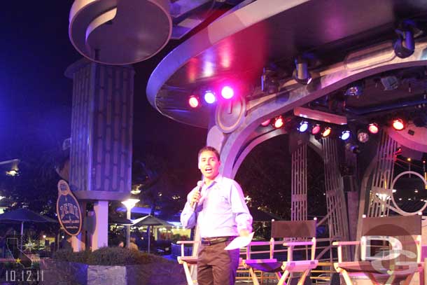 One of the 2011 Disneyland Ambassadors, Rene Torrico introduced the panel