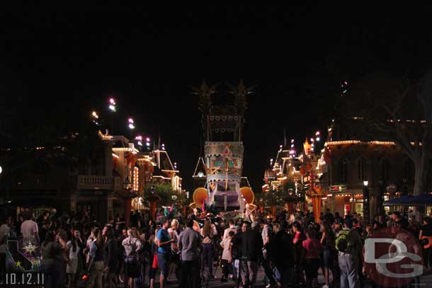 After the panel headed to Main Street where several floats were parked and the performers were out for pictures.