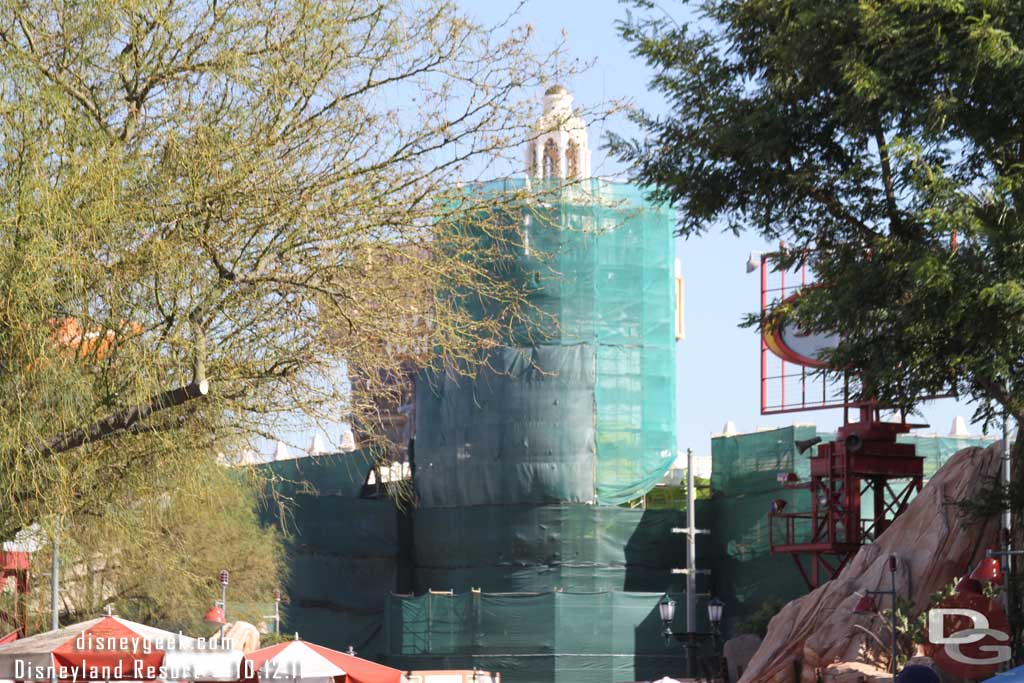 First stop DCA.  A look at the Carthay progress.