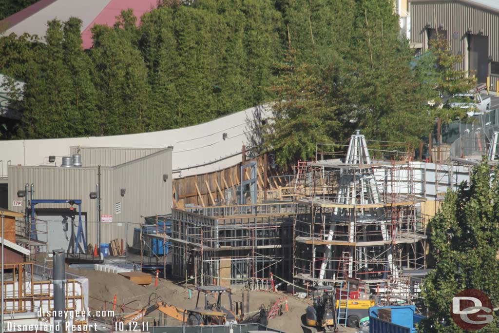 Not much visible progress from this angle on the Cozy Cones