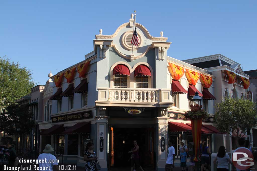 The scaffolding is down from around the Camera Store.