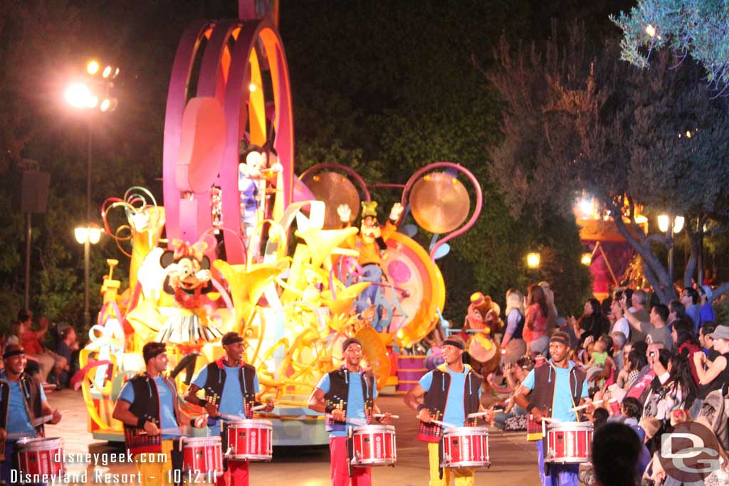 Some shots of Mickeys Soundsational Parade