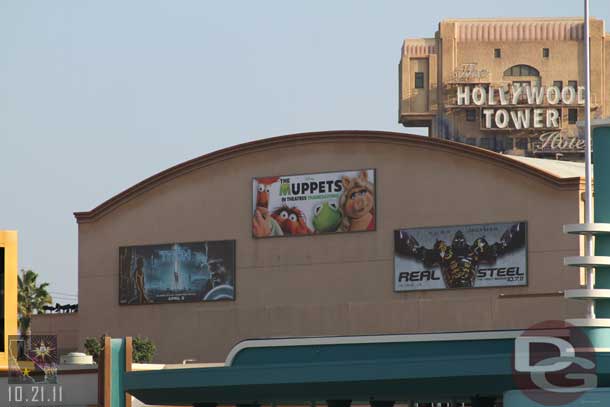 The current billboards at DCA.