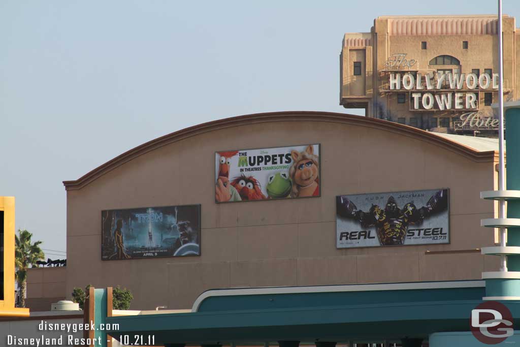 The current billboards at DCA.