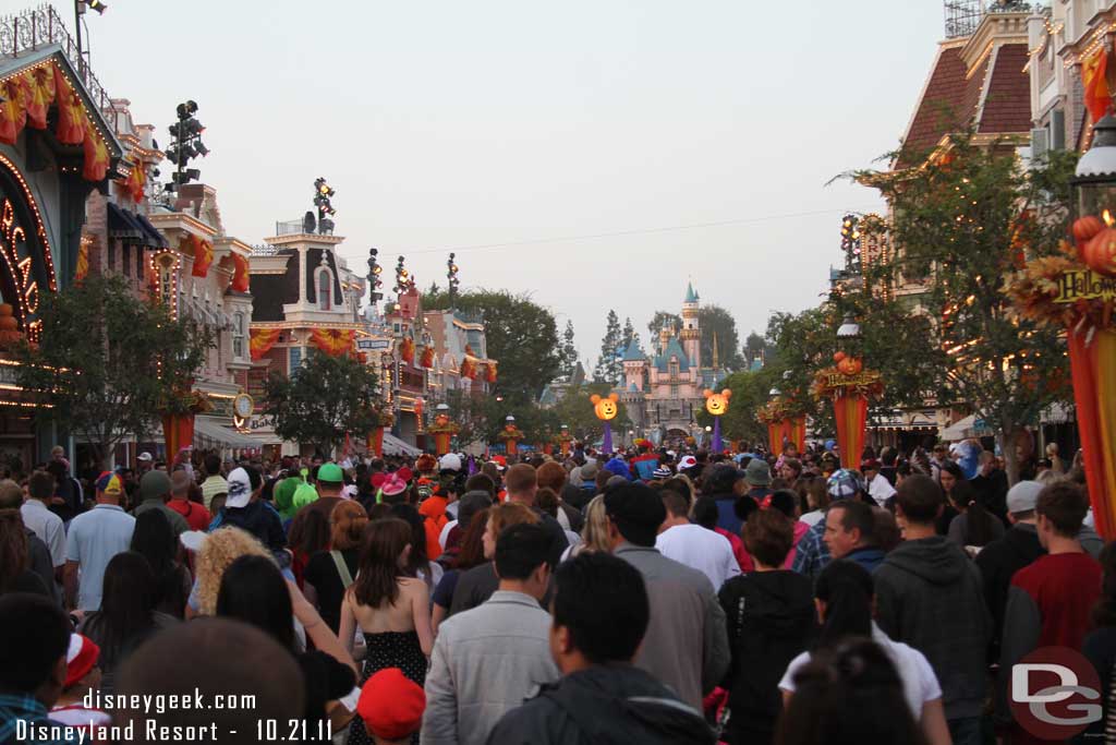 Oops made it on Main Street about 6pm as the parade was wrapping up and party guests were entering and it was jammed up.