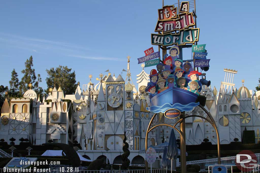 Small World is closed for its annual transformation.