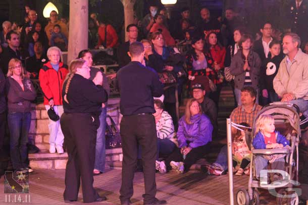 Across the parade route from me noticed two sign language interpreters.