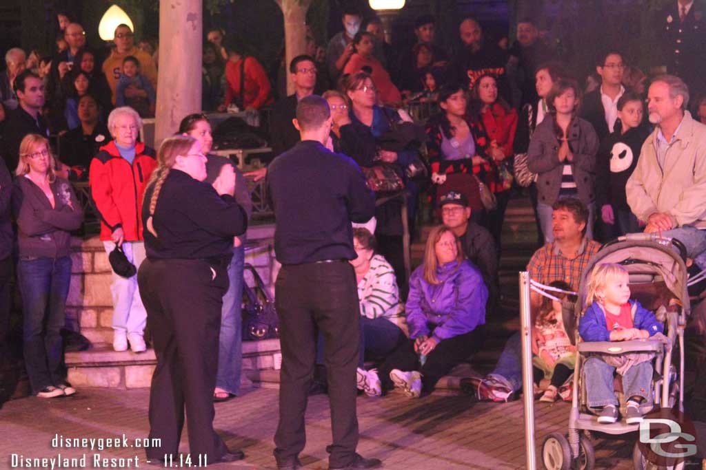 Across the parade route from me noticed two sign language interpreters.