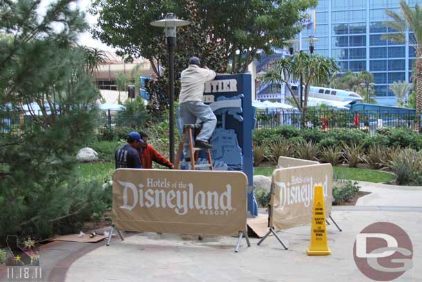 Still working on the Frontier Tower sign (they were installing last Friday too)