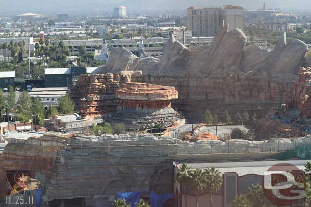 A wider shot of the Racers area.