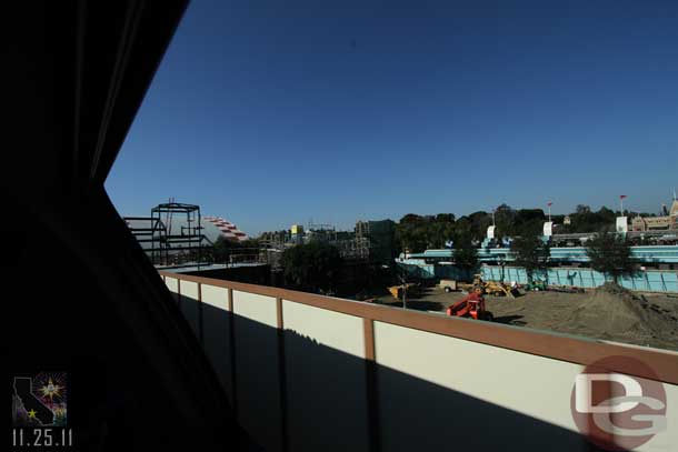 Next up some Monorail shots of Buena Vista Street.