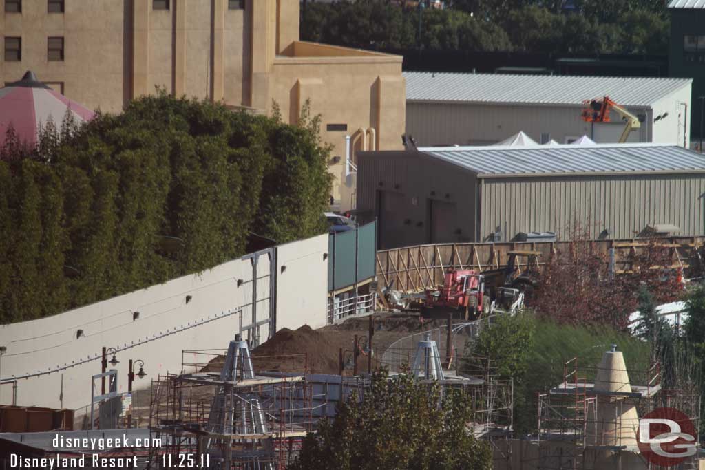 Looks like they tore up the area backstage along the back walls of Bugs.