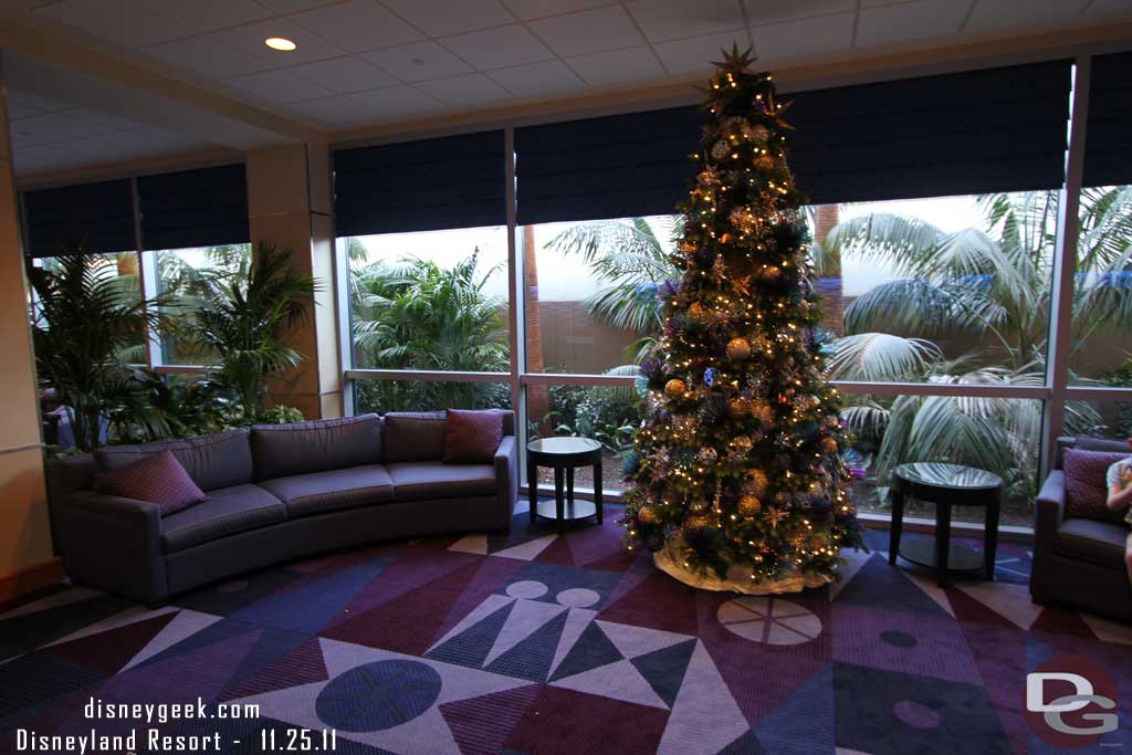 The tree in this lobby.