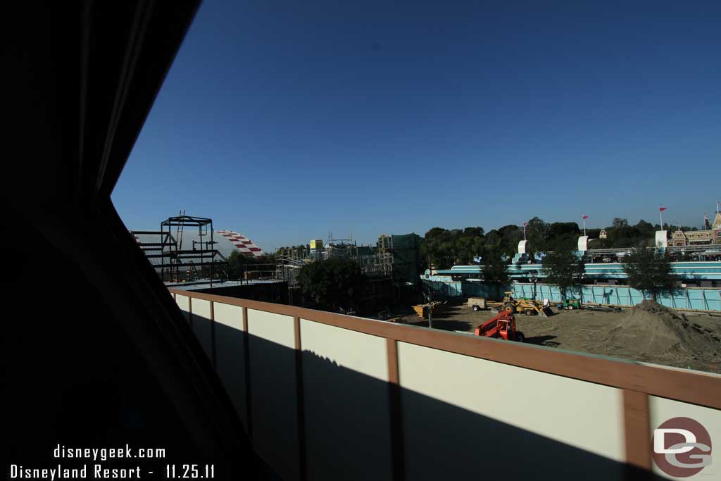 Next up some Monorail shots of Buena Vista Street.