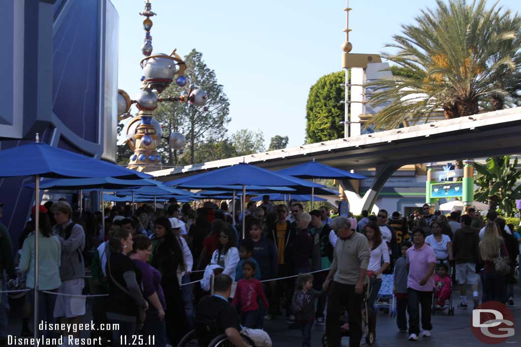 Star Tours had a long wait as usual.