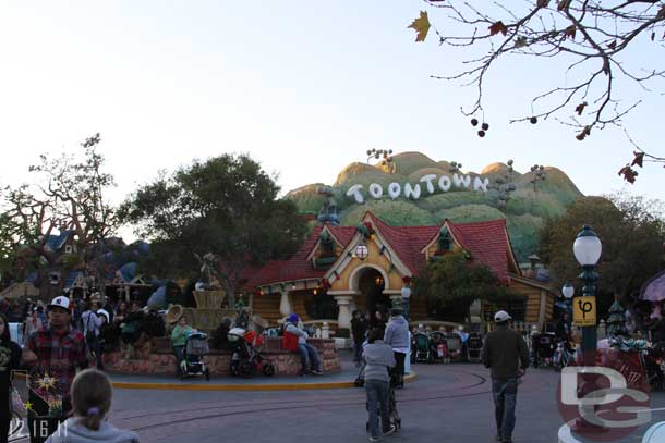 Toontown was not too crowded.