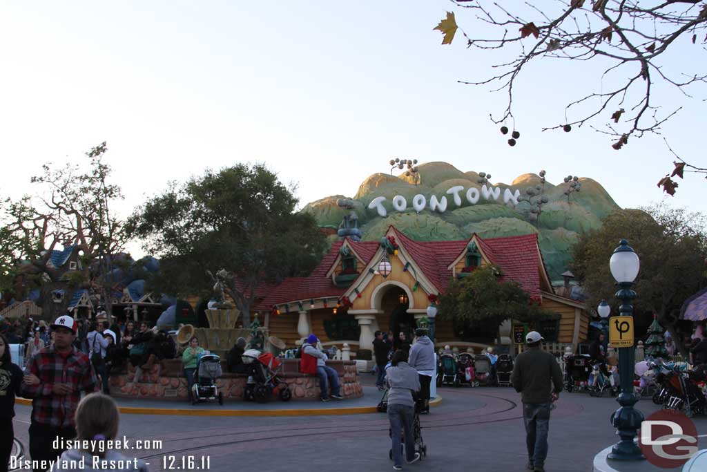 Toontown was not too crowded.