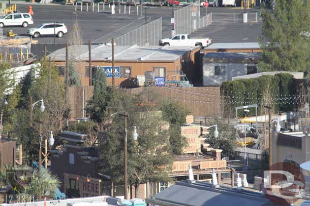 More trees being moved into place.  So the view is getting more and more obstructed as they race toward completion.