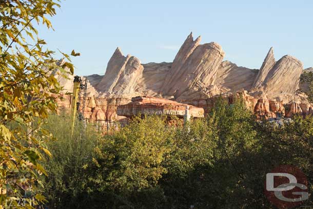 Wow that is a lot of trees now as you look into Cars Land.