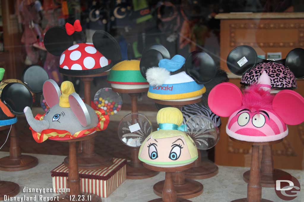 Some of the current mouse ear options.