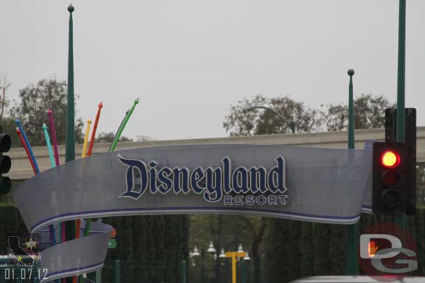 Last year the entrance sign was changed.  I do not think I have posted/taken a picture from street level.  