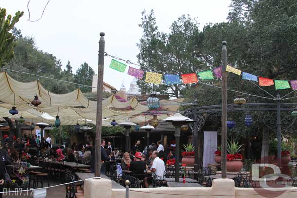 This morning in the Rancho Del Zocalo Restaurante there was a breakfast for the Coke event.