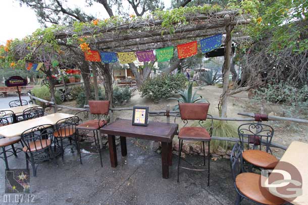 A face painting area.