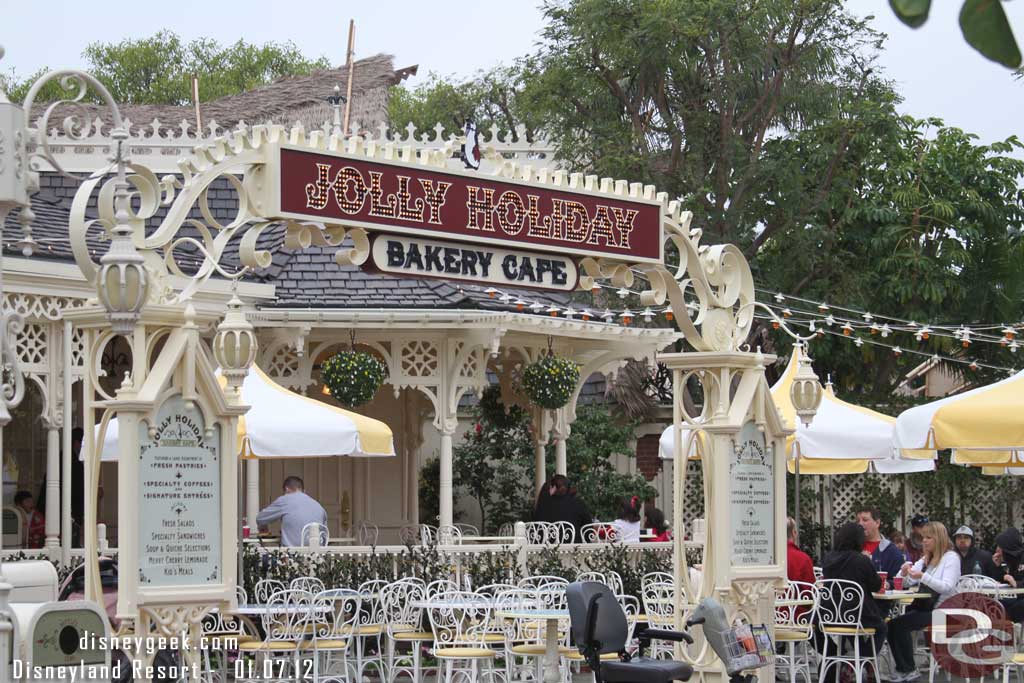 The big news of the weekend is the Jolly Holiday Bakery Cafe is now open.