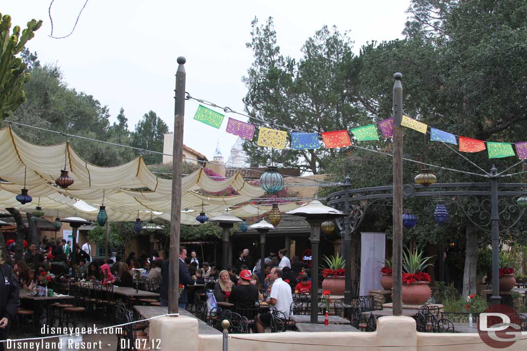 This morning in the Rancho Del Zocalo Restaurante there was a breakfast for the Coke event.