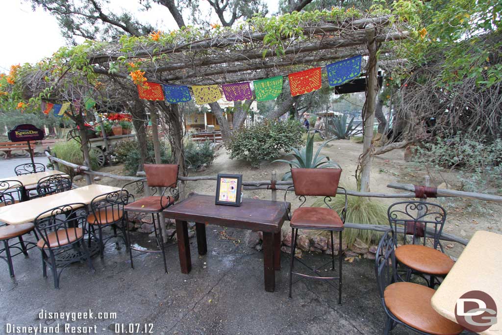 A face painting area.