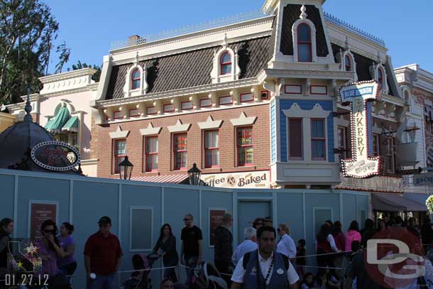 No real visible progress on the Main Street work. I am assuming the inside has been gutted and is being rebuilt.