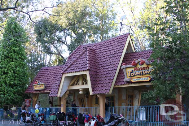 The Toontown Train Depot has reopened.