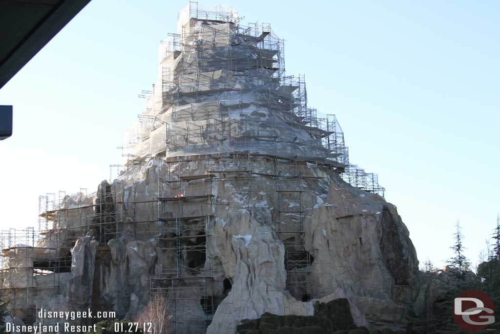 Some Matterhorn shots from the Monorail platform.