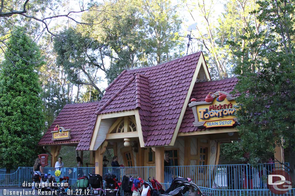 The Toontown Train Depot has reopened.