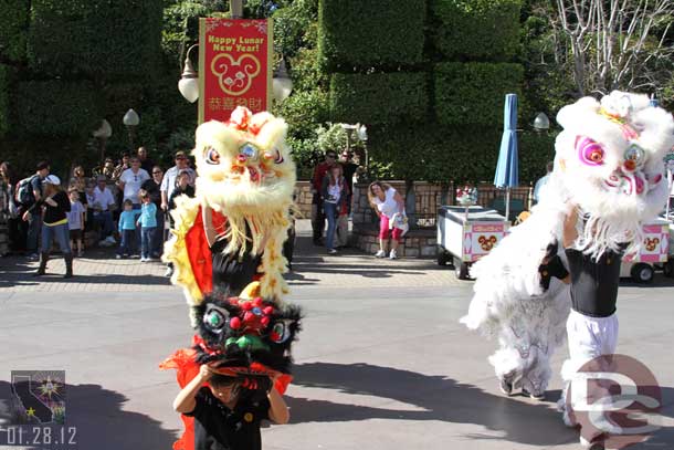 One of the many group performing as part of the festivities.