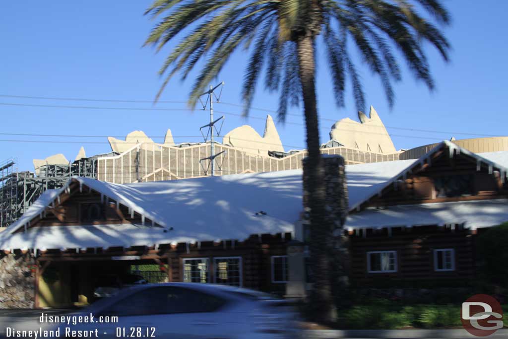 Seems this hotel would want some snow on the mountains for a nice backdrop.